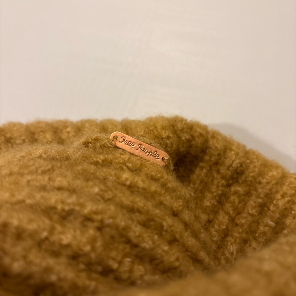 Free People Warm Tan Knit Beanie - Picture 2 of 2